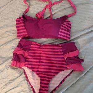 Cheshire cat two piece swimsuit
